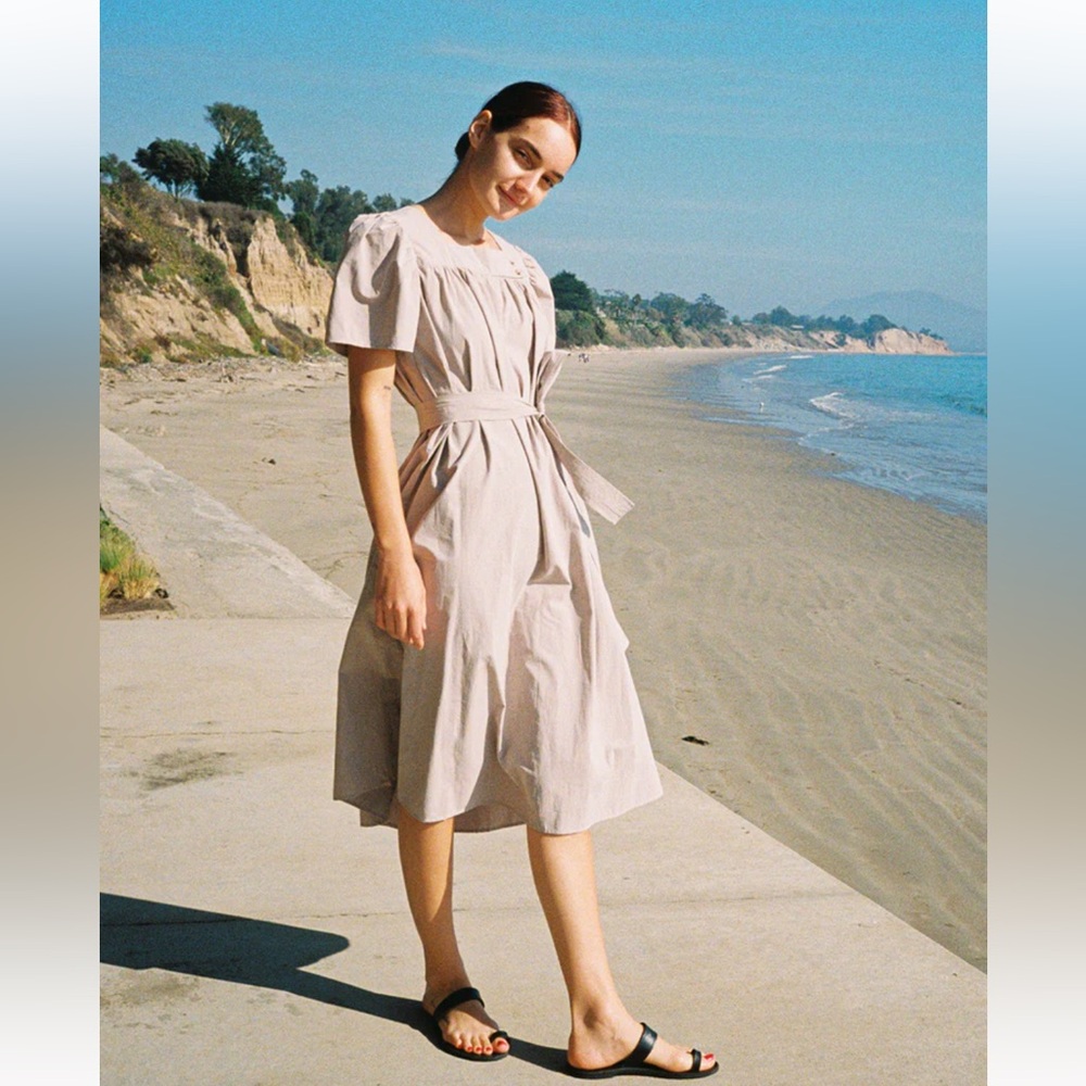 Ciao Lucia Sardinia Dress Cotton khaki large